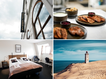 Hotelovernatning på Hotel Phønix og Rubjerg Knude
